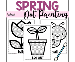 Spring Dot Painting - A Fine Motor Art Activity