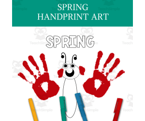 Spring Handprint Art, DIY Butterfly Craft