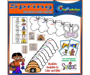 Spring Interactive Foldable Booklets – EBOOK
