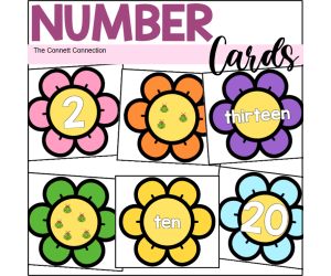 Spring Number Cards
