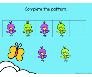 Spring Patterns AB ABB Google Slides - Distance Learning