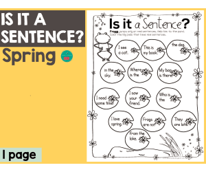 Spring Sentence Reading