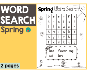 Spring Word Search