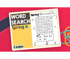 Spring Word Search