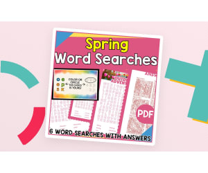 Spring Word Searches (PDF)