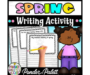 Spring Writing Activity - My sweetest memory of spring
