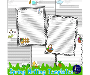 Spring Writing Templates
