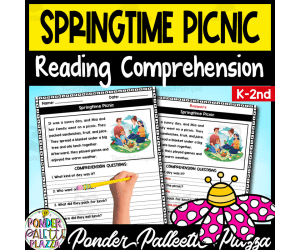 Springtime Picnic - Reading Comprehension + Answers