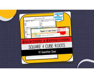 Square & Cube Root QUIZ