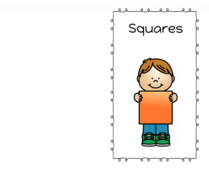 Square Shape Packet Printable Activity Book