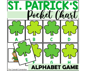 St. Patrick's Day Alphabet Pocket Chart Game