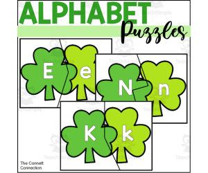 St. Patrick's Day Alphabet Puzzles