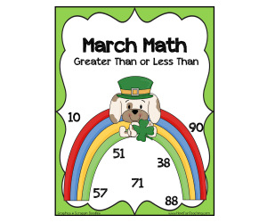 St. Patrick's Day Inequalities Activity