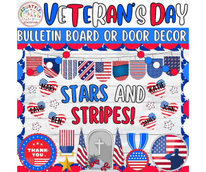 Stars and Stripes!: Bulletin Boards & Door Decor Kits
