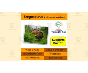 Stegosaurus | Interactive Science Lesson | Micro-Learning Deck