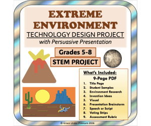 STEM Project: Extreme Environment Technology Design & Persuasive Presentation