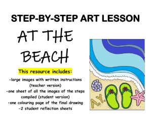 Step-By-Step Art: At the Beach