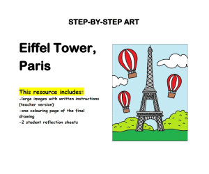Step-By-Step Art: Eiffel Tower
