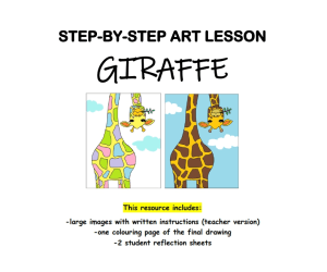 Step-By-Step Art: Giraffe