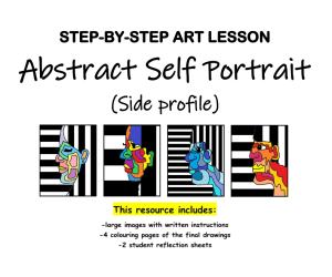 Step-By-Step Art Lesson: Abstract Self Portrait