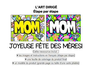 Step-By-Step Art: Mom Art ( French Version )