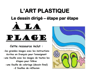 Step-By-Step Art: Summer Beach (French Version)