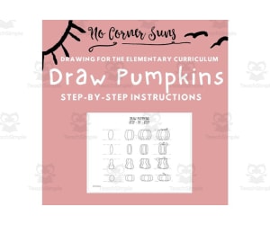 Step by Step Drawing | Draw a Pumpkin