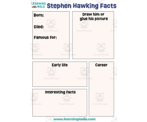 Stephen Hawking Facts Activity