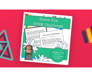 Stone Fox STEM Experiment + STEM Project for Grades 3, 4, 5