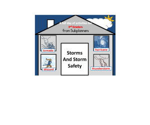 Storms and Storm Safety: Full Day Substitute Plans