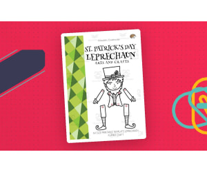St.Patrick's Day Leprechaun Puppet Arts and Crafts