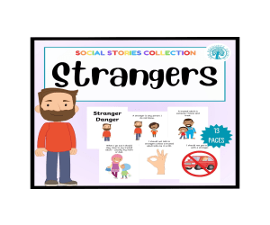 Stranger Danger Social Story