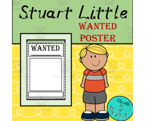 Stuart Little Activity Character Wanted Poster