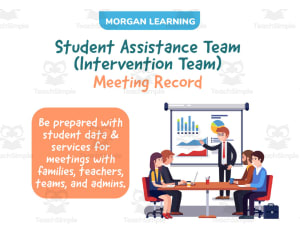 Student Assistance Team Meeting Record