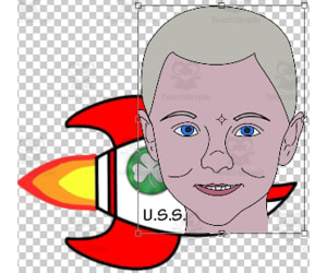 Student Astronaut Photoshop Activity