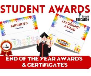 Student Awards Templates – End of the Year Awards & Certificates