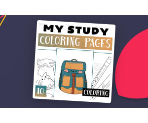 Study Coloring Pages Worksheet Activity for Morning Work