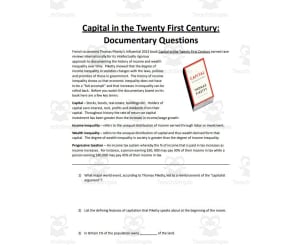 Study of Capital in the Twenty First Century Documentary