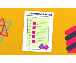Submarine Checklist Activity