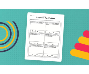Subtraction Word Problem Worksheet