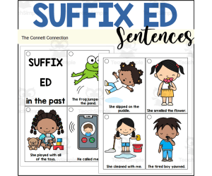 Suffix ED Sentence Reading Rings