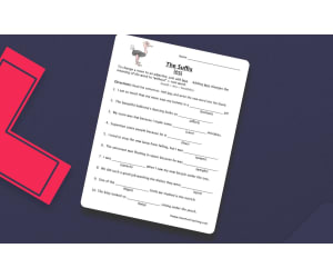 Suffix LESS Worksheet