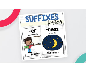 Suffixes Posters