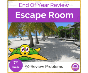 Summer 7th Grade Math Review | Digital Escape Room