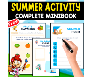 SUMMER ACTIVITY BOOK | FOR KIDS