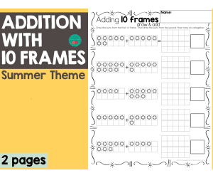 Summer Addition 10 Frame