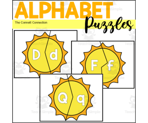 Summer Alphabet Puzzles