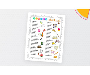 Summer Checklist for Kid's Bucket List