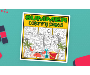 Summer Coloring Pages – 30 Pre-K & K Sheets