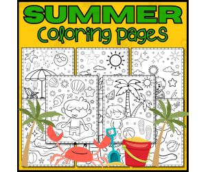 Summer Colouring: Thirty Pictures